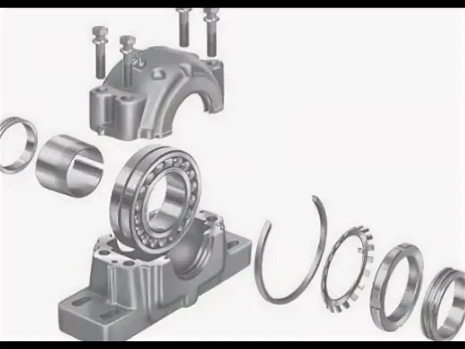 Montagem renicht mx. Timken 63 bore seal. kit de montagem. split bearing.