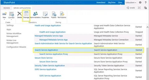 Results search query