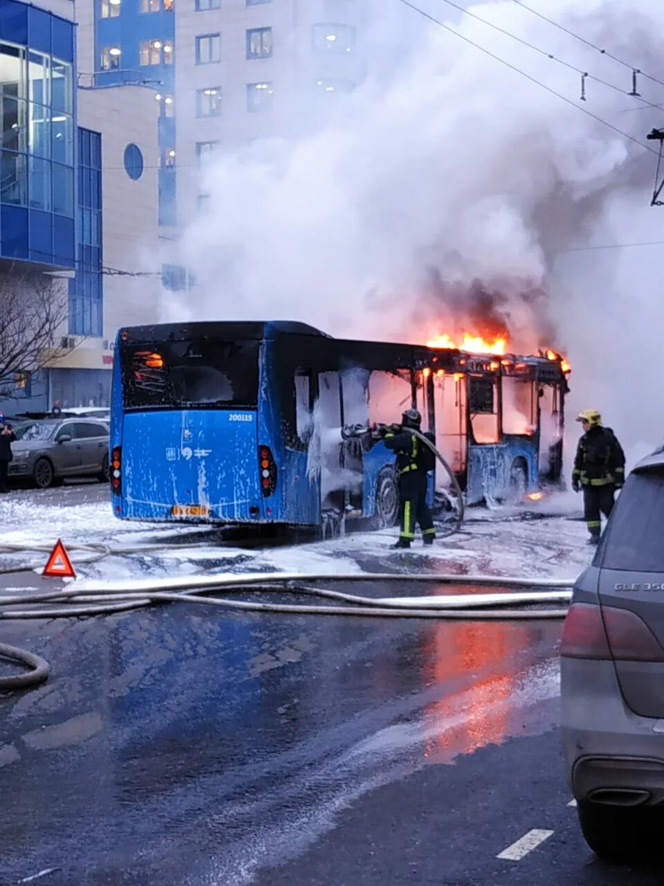 Пожар в Москве сейчас на Юго-западе.