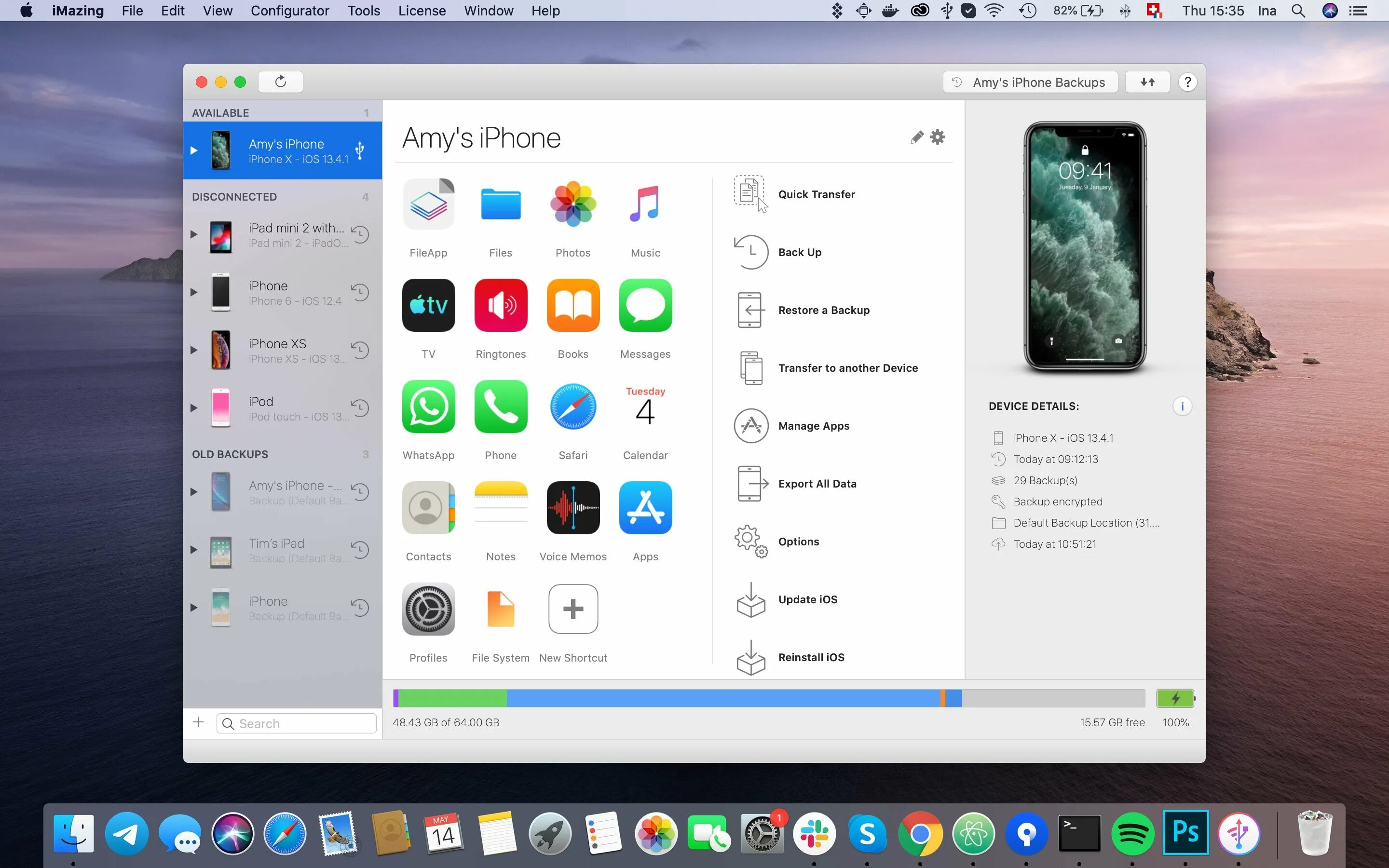 Imazing установить файл ipa. Imazing. imazing 2. imazing 2 для mac и windows. обновление айфона через imazing.