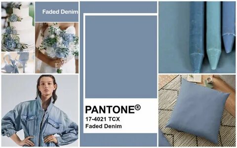 Цвет Потертые джинсы - трендовый оттенок весна-лето 2020 по версии Пантон. 