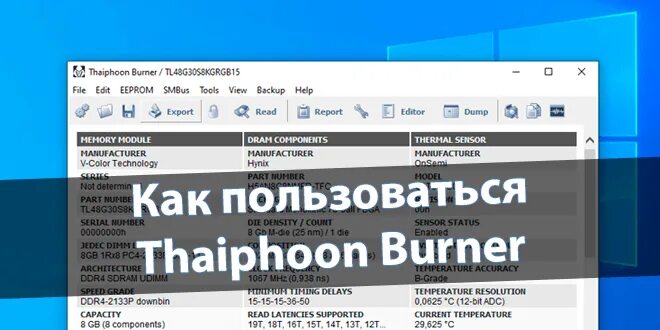 Burner как пользоваться. Thaiphoon burner. thaiphoon burner как пользоваться. thaiphoon burner как узнать чипы. ddr thaiphoon.