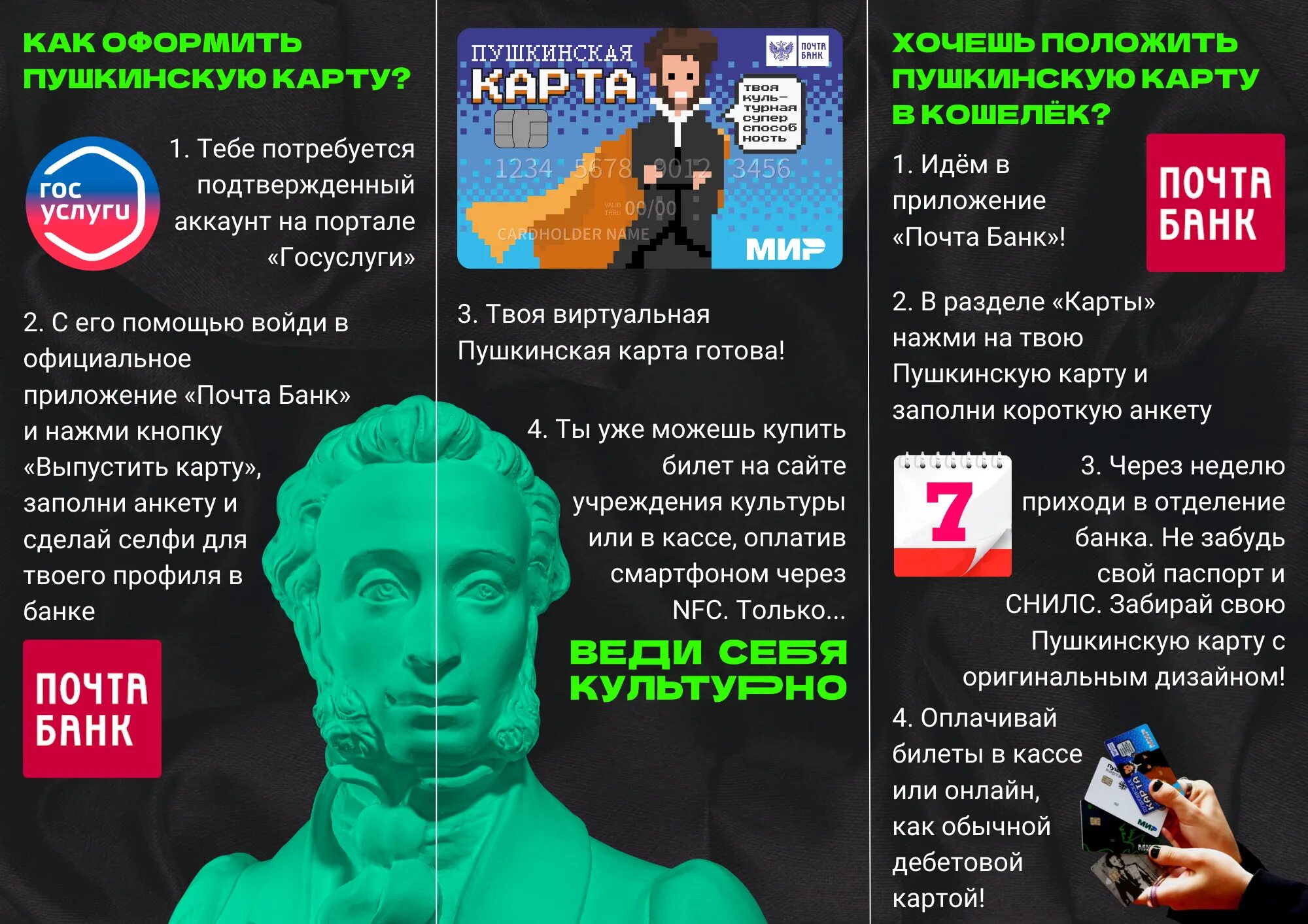 Проект культура пушкинская карта