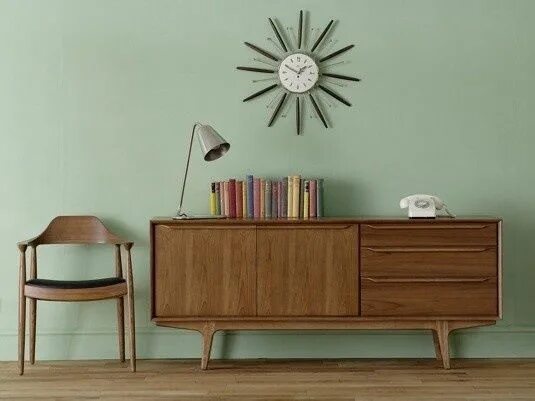 Мебель 60 х годов в современном интерьере Home in the 1950s Ardoise