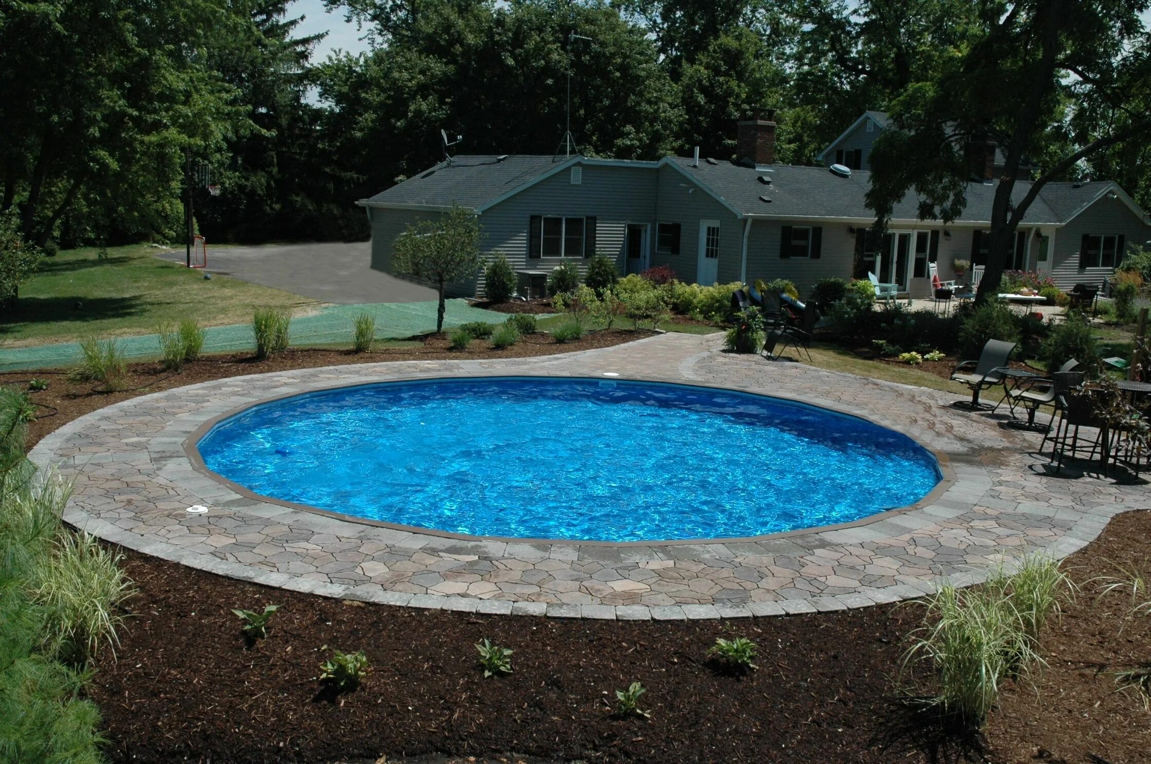 Change pool. Бассейн на заднем дворе. above ground pool hacks.