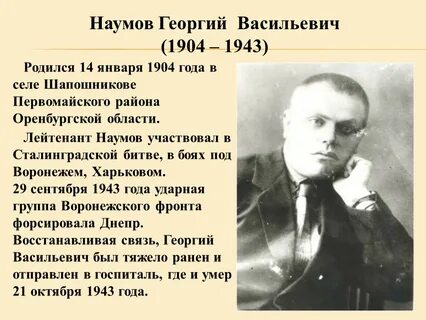 Знаменитые люди оренбургской