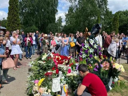 Борисовское кладбище могила навального