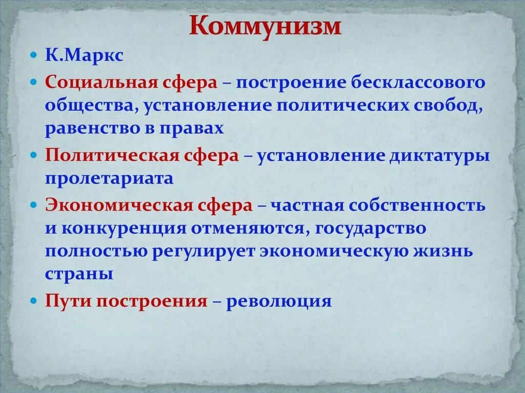 Коммунизм это кратко. Коммунизм презентация. Коммунизм это кратко и понятно. Ревизионизм социальная сфера политическая сфера. Что такое демарш простыми словами кратко