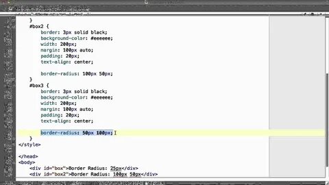 Style border radius