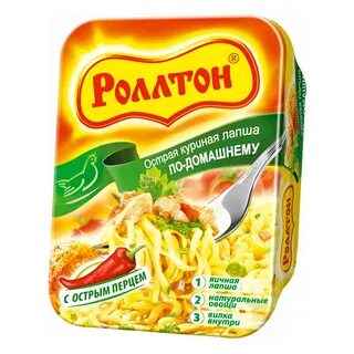 Роллтон лапша острая