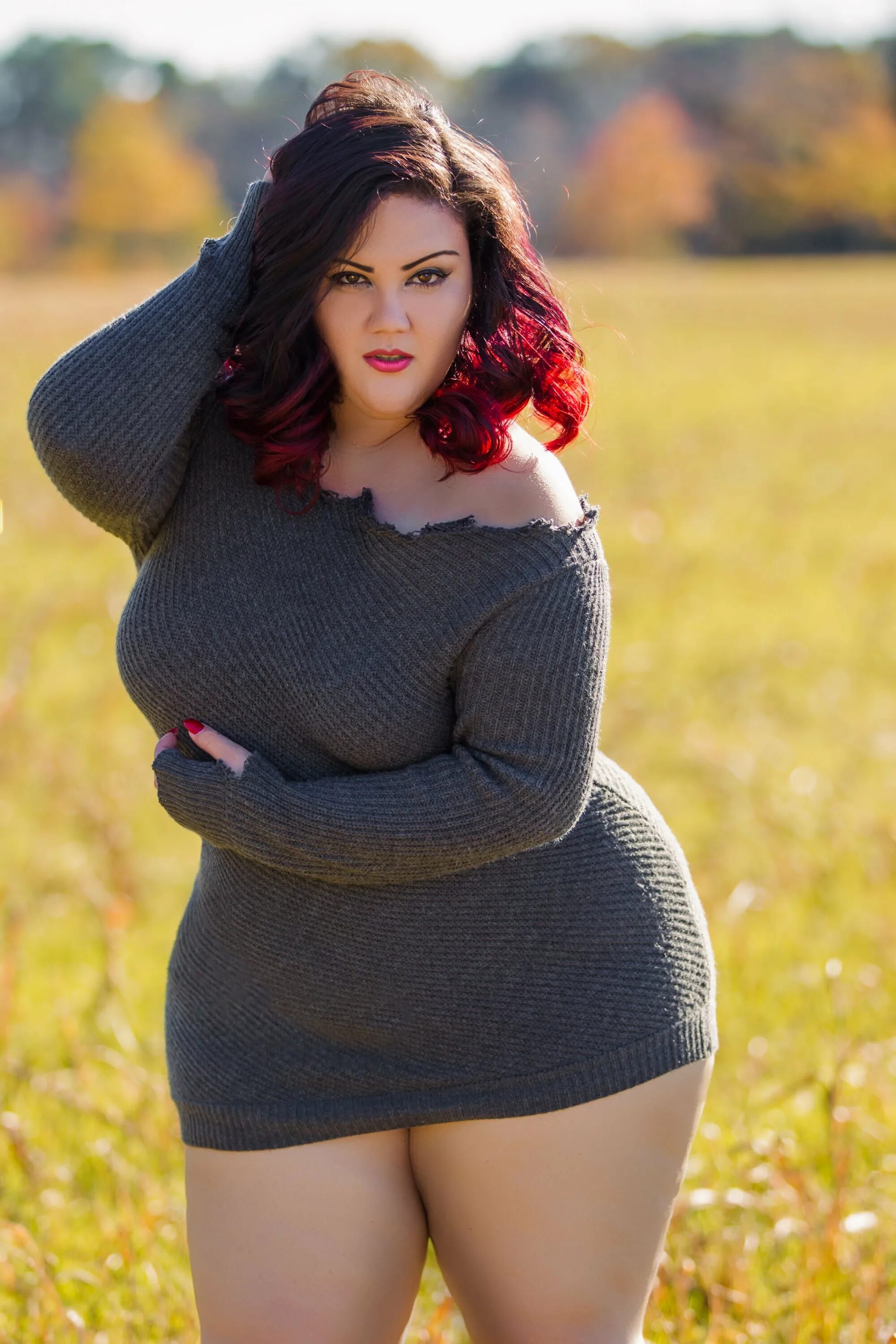 Модель Kellee Moran. Чубби ВИРИНГС. Natural big curvy