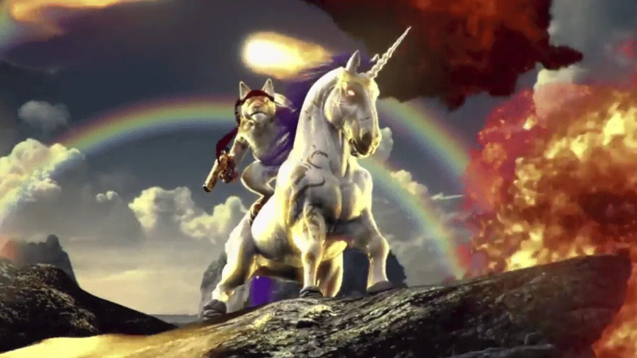 Единорог тельма 2025 дата выхода. Trials fusion единорог. кот верхом на единороге. кот на единороге с пистолетом. кот верхом на единороге с пистолетом.
