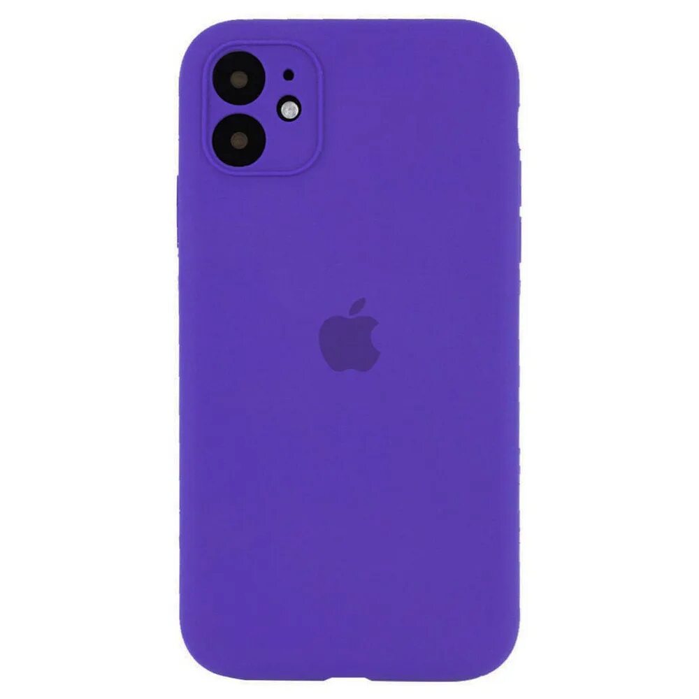 Чехол Silicone Case Square Full Camera Protective (AA) для Apple iphone 11 Pro Max (6.5"). Чехол на iphone 11 сиреневый Silicon Case. Чехол на айфон 11 фиолетовый. Iphone 11 Purple в чехле. Iphone чехлы фиолетовые