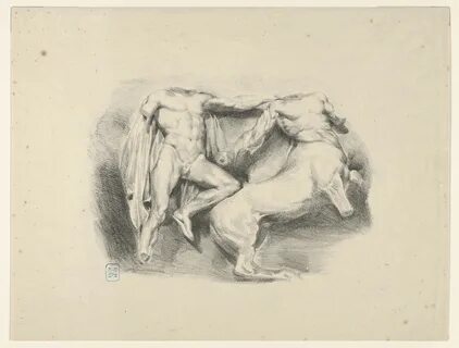 Eugène Delacroix Theseus Conqueror of the Centaur Eurytus The Metropolitan Museu