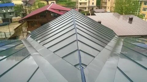 Фальцевая кровля установка