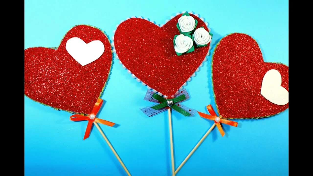 Сердечки из фоамирана. Валентинки из фоамирана. Валентинки из фоамирана. 14 февраля сердечки из фоамирана. Валентинка из фоамирана.