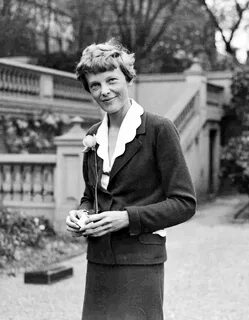 Amelia Earhart in London on this date May 24 in 1932. 