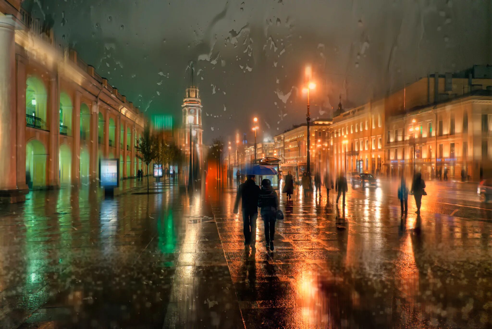 Москва город дождей