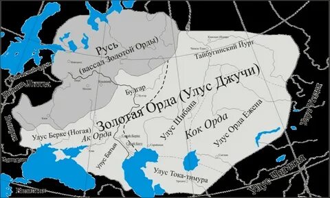 Улусы золотой орды