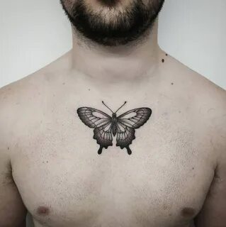 Butterfly tattoo men