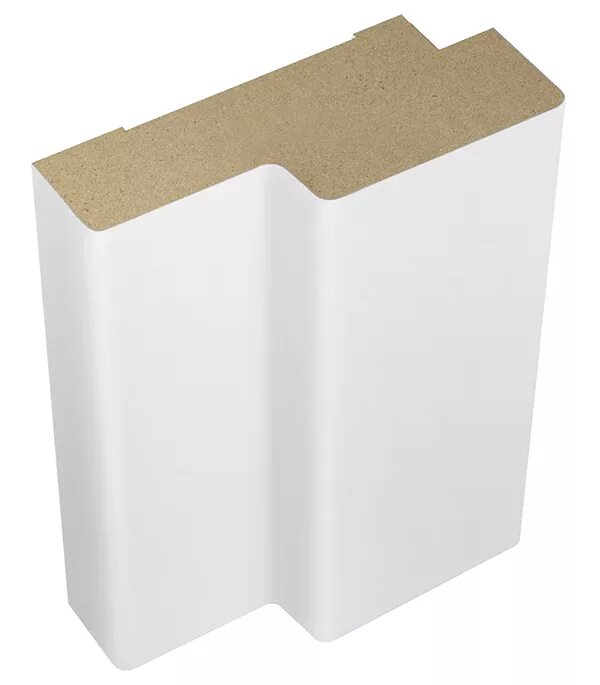 Коробка МДФ. Дверная коробка. Коробка ламинированная. Белый короб для двери.