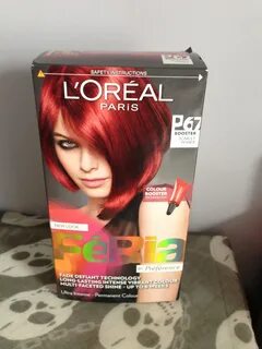 Краска loreal красная