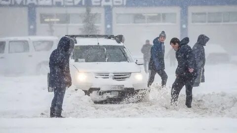 Снег в казахстане