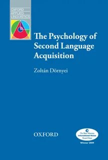 The second language acquisition