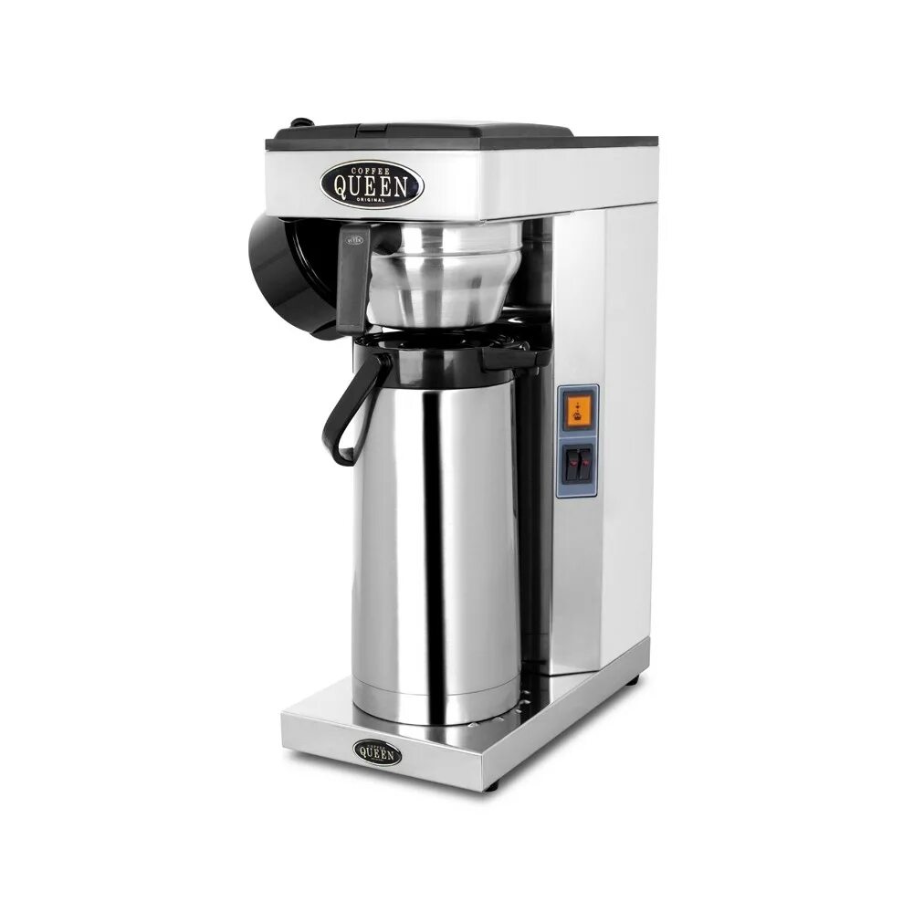Фильтр кофе кофеварка. Кофеварка Coffee Queen m-2 размер. Coffee Queen 220v проточный. Кофемашина термос.