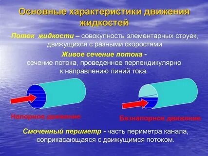 Виды движения жидкостей и газов