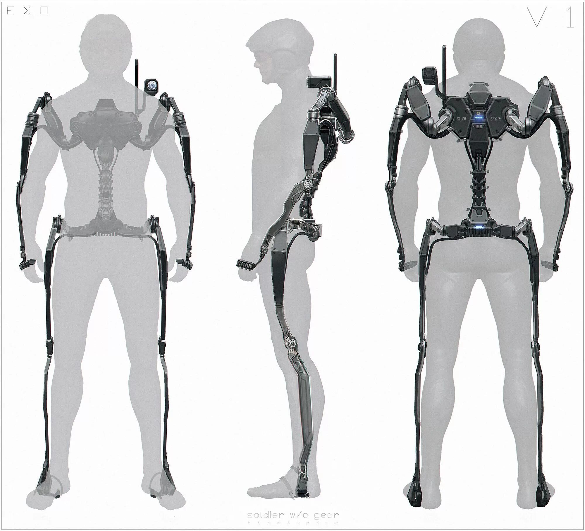 Плотно прилегать к телу. Костюмы «Exoskeleton 2020. Экзоскелет elegs. Экзоскелет концепт. Экзоскелет Wear 2z.