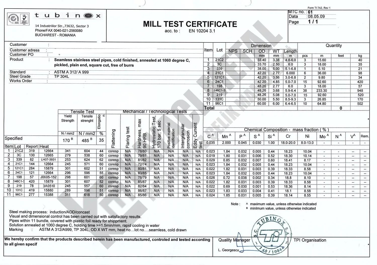 21 40 9 1. Сертификат качества труба AISI 304. Труба 12х1,5_ASTM A 213_AISI 316l made in Sweden сертификат. Сертификат соответствия на нержавеющую сталь AISI 304. Сертификат качества на сталь нержавеющую AISI-316.