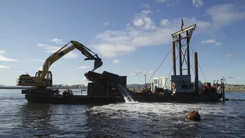 Dredge earth