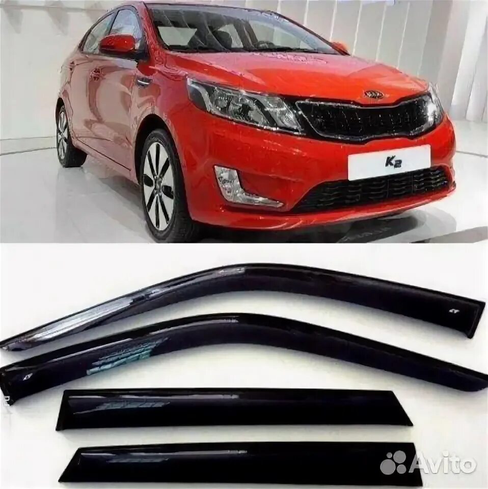 Дефлектор киа рио 3. Дефлекторы Kia Rio 3. Дефлекторы Киа Рио 3 Седа. Дефлекторы Kia Rio 2017. Ветровики Kia Rio 4.