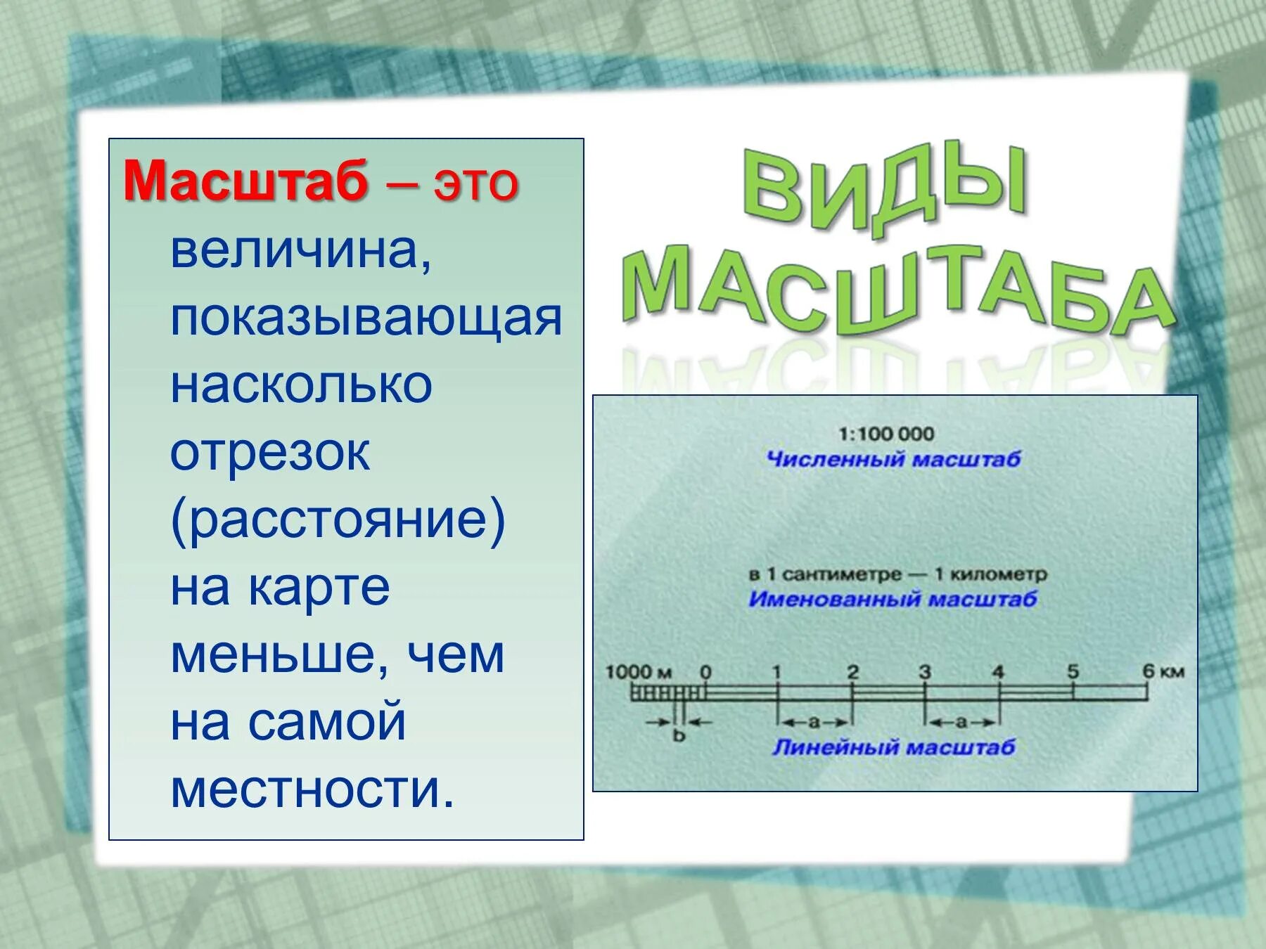 Показано насколько. Масштаб. Величина масштаба это. Виды масштабов в географии. Масштабный отрезок это.