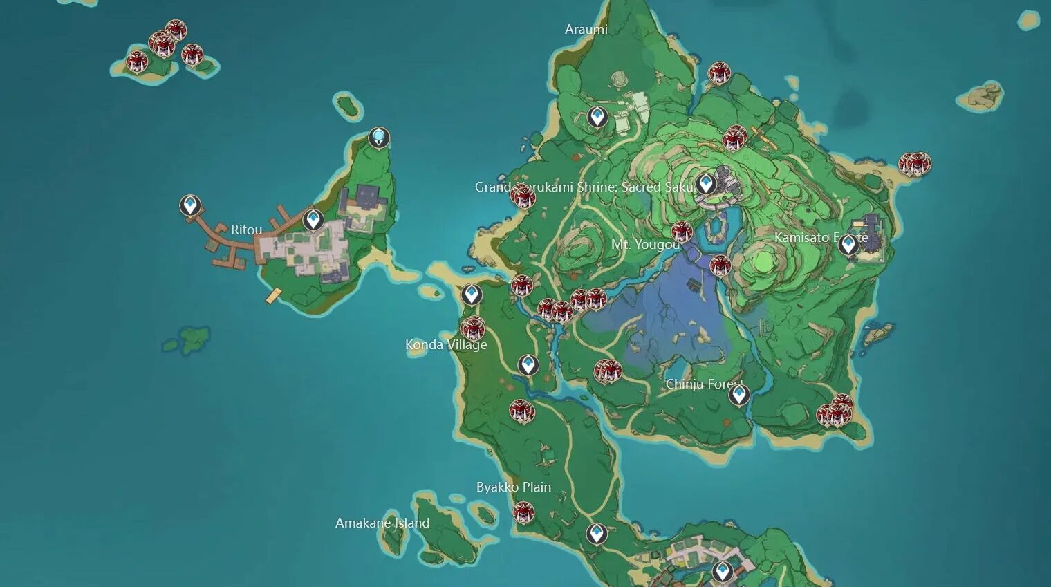 Genshin map appsample