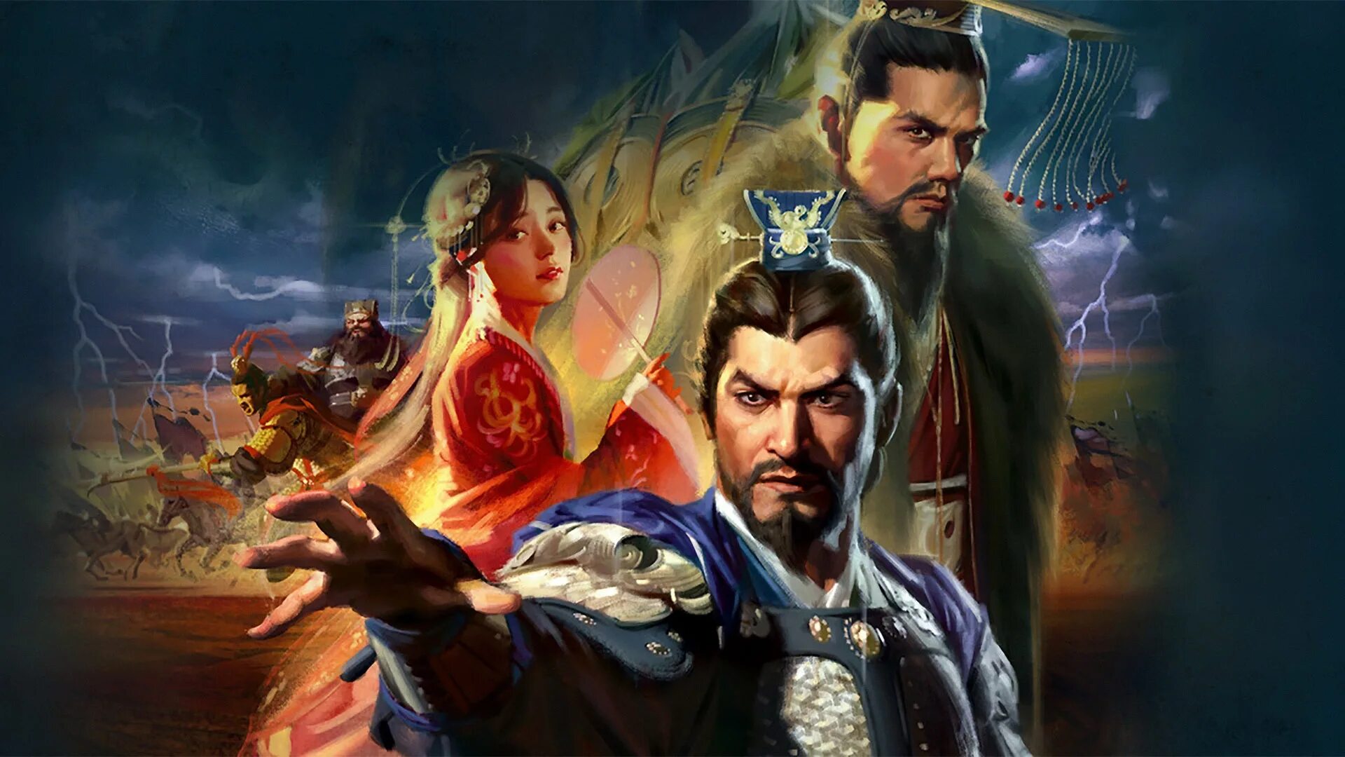 One of the three. Romance of the three kingdoms.