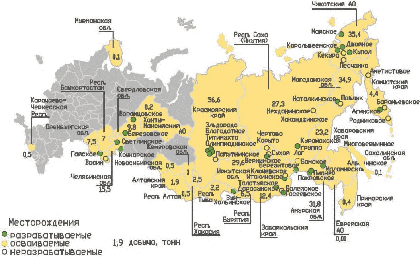 Карта золотоносных месторождений России. Крупнейшие месторождения золота в России на карте. Карта добычи золота в России. Месторождения золота на карте РФ. Золото компании россии