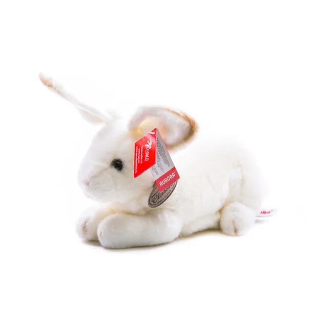 Включи белый мягкий. Мягкая игрушка Aurora кролик 20 см 161414a. Игрушка зайчик Aurora. Мягкая игрушка Aurora кролик. Белый заяц игрушка.