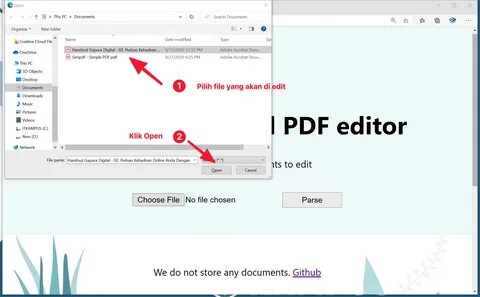 Cara Edit File PDF Menggunakan Simpdf Online Gratis.