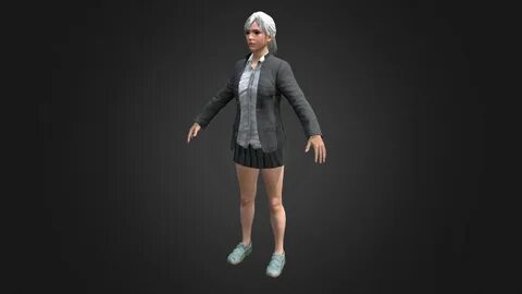 Black school uniform set female