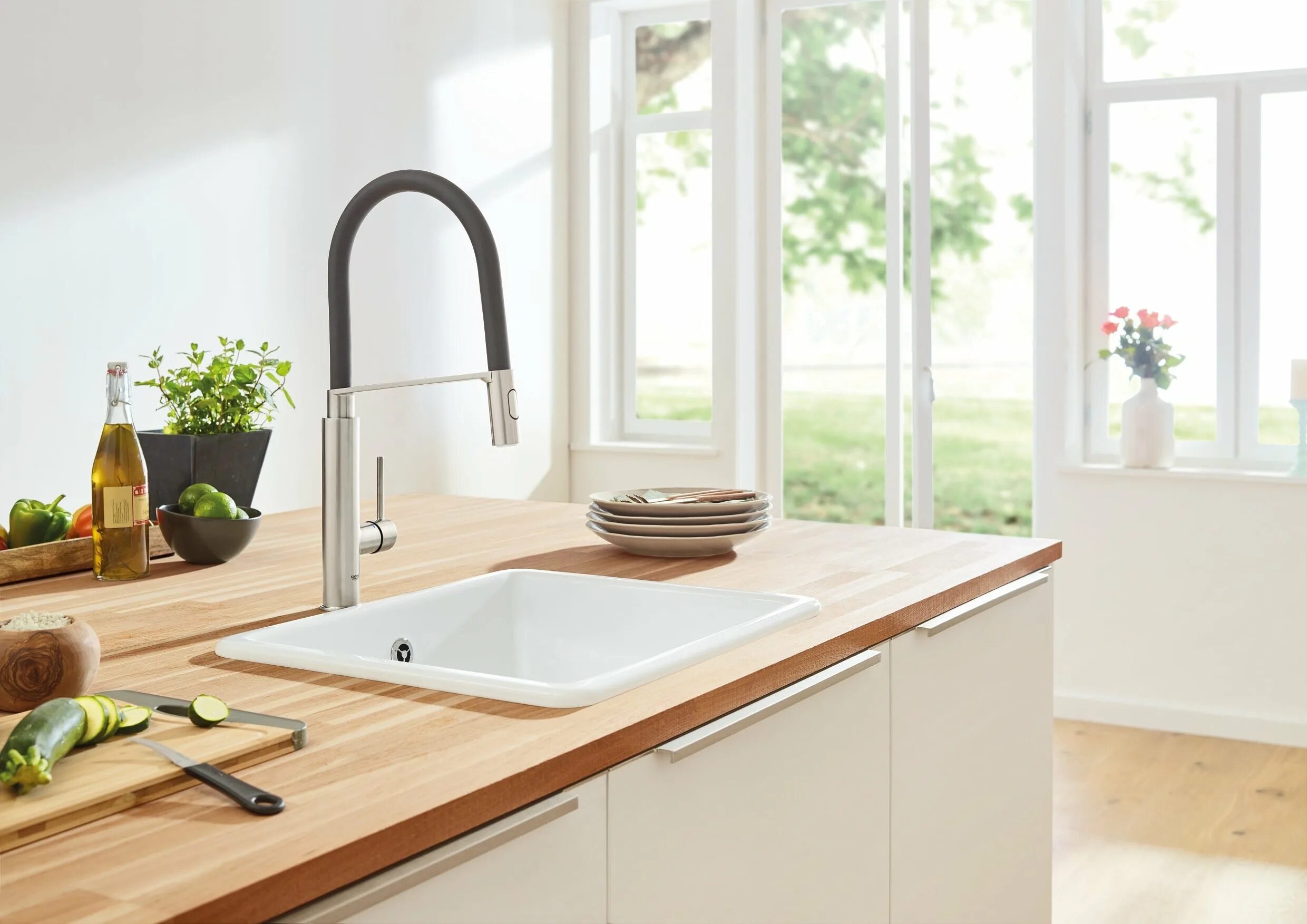 Кухонные смесители для кухни. Смеситель для кухни Grohe Concetto New 31491000. Смеситель для кухни Grohe 31491000. Grohe Concetto 31491000 (хром). Смеситель Grohe Concetto для кухни.