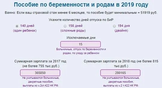 Тест по беременности и родам