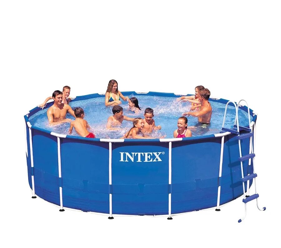 Каркасный бассейн Intex 28242 457х122 Metal frame. Бассейн Интех каркасный Metal frame Pool. Бассейн каркасный Intex Metal frame Pool, 457х122 см. Бассейн Интекс 457х122 15'48.