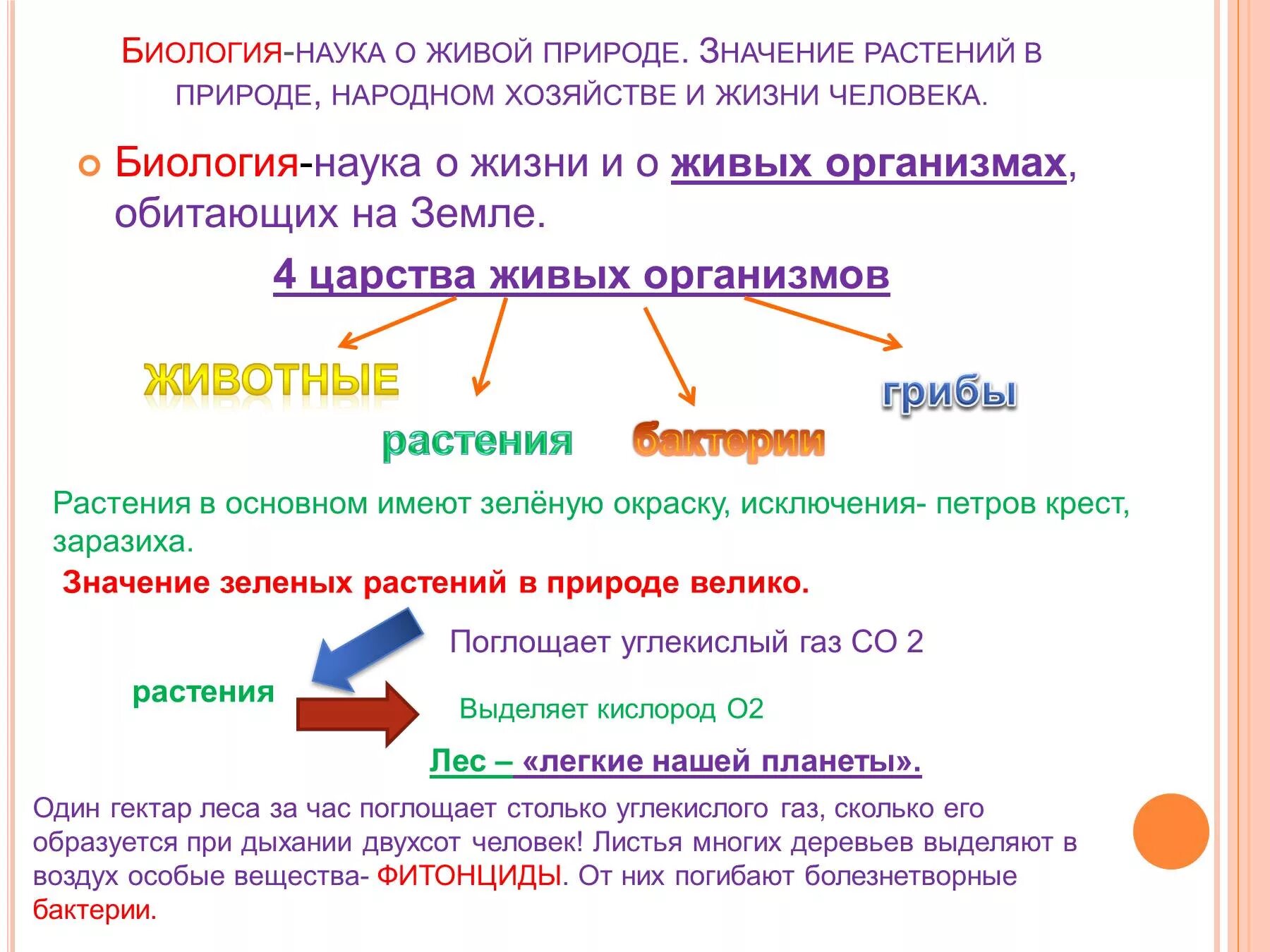 Наука о живой природе