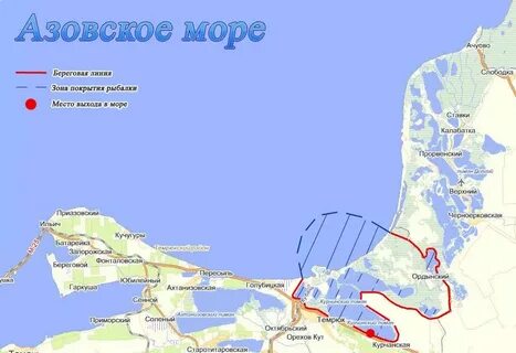 Карта ахтанизовская краснодарский