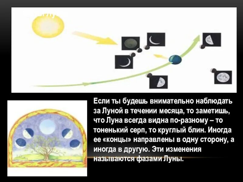 Почему изменяется луна. Наблюдение за луной. Наблюдение Луны в течение месяца. Понаблюдая за луной в течение месяца. Луна в течение месяца рисунок.