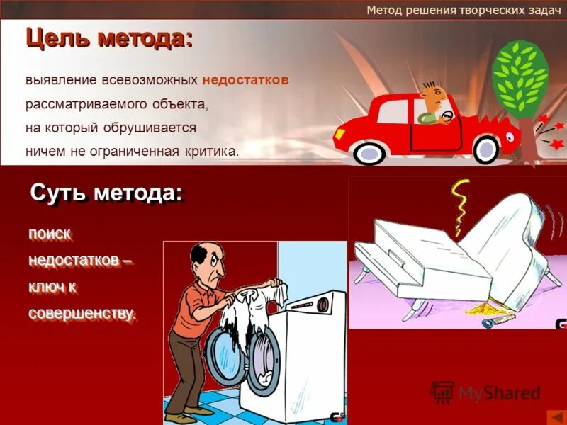 Методы решения творческих задач. Поиск недостатков. Решение творческих задач картинки. Техники решения творческих задач».