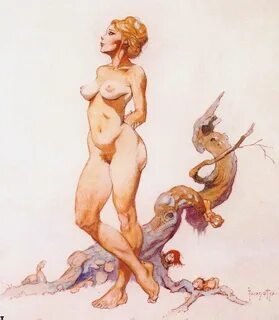 Frank frazetta nude art