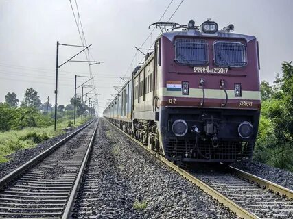 Many train